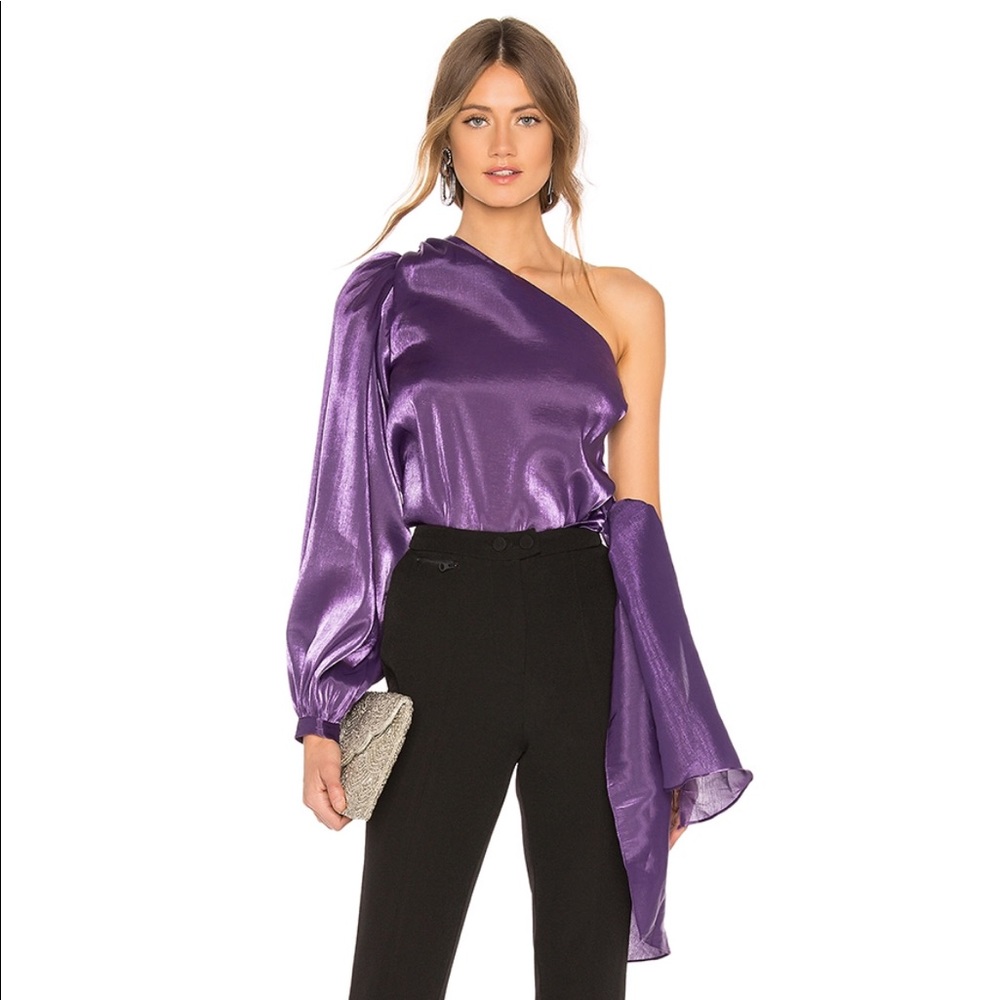 Lovers + Friends Axel Top Royal Purple